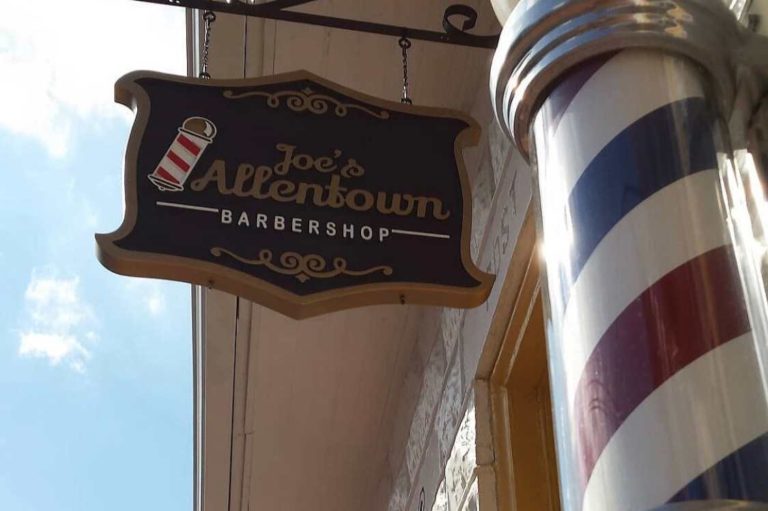 Joe's Allentown Barbershop - Front Sign